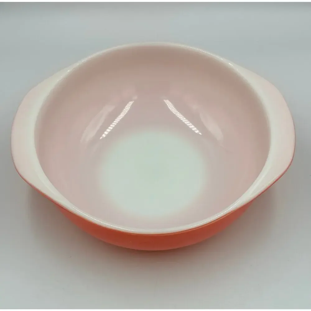 PYREX Flamingo Pink #024 Round 2QT Casserole Dish Mixing Bowl
